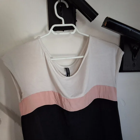 Canadian Designer Colorblock Mini Dress - Picture 6 of 6